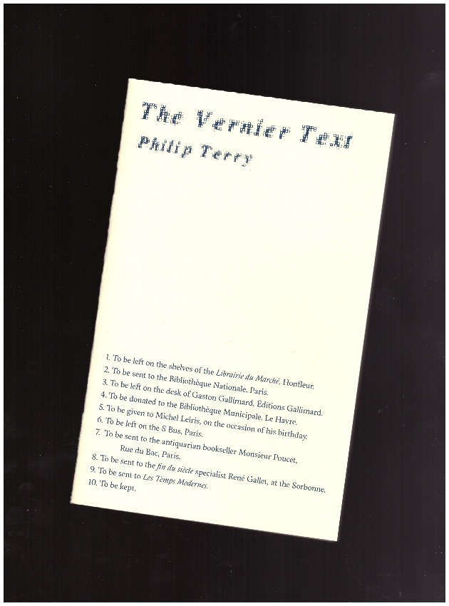 TERRY, Philip - The Vernier Text